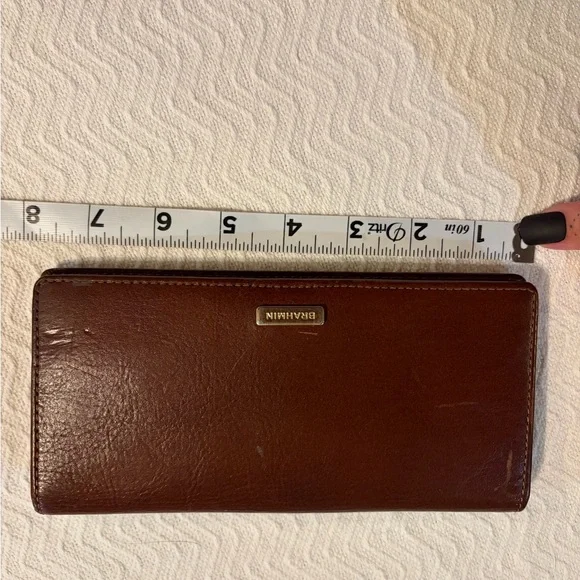 Brahmin Chestnut Leather Clutch - Picture 9 of 12